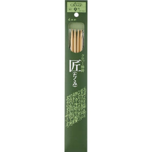 クロバー 棒針 匠4本針20cm 9号 メール便/宅配便可 54-459
