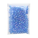 SH カットビーズ DX 6mm プラスチックビーズ No.9 《ブルー》 メール便/宅配便可