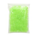 SH フラワービーズ 14mm プラスチックビーズ No.6 《ライトグリーン》 メール便/宅配便可