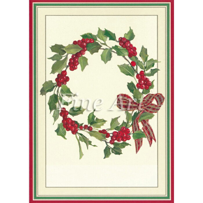 商品名：シャドープリント「ヒイラギのリース」 FA17-35品　番：fa17-35サイズ：サイズ：ポストカード約105×148mm素　材：-重　量：-詳　細：カスパリXB74111（切り方図案付きセット）5枚1組納　期：1〜2週間以内に配送...