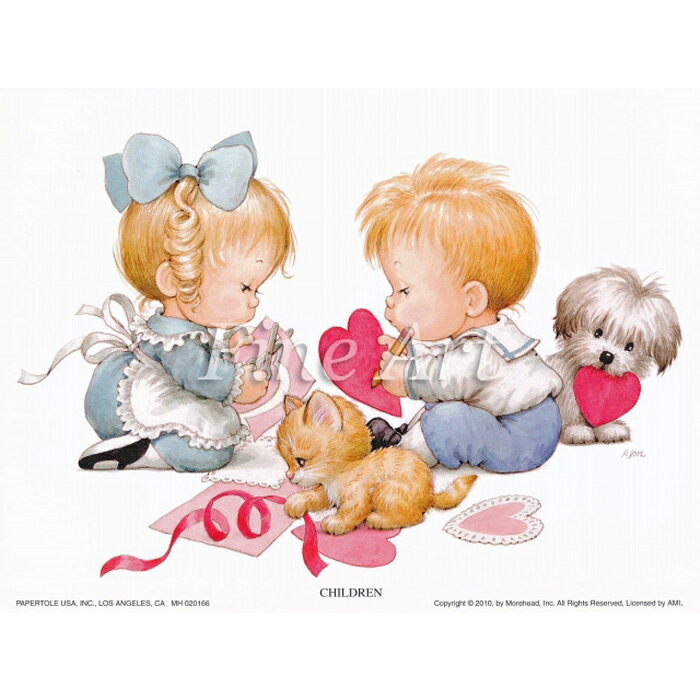 シャドープリント「ハートがいっぱい！」FA18-274 メール便/宅配便可