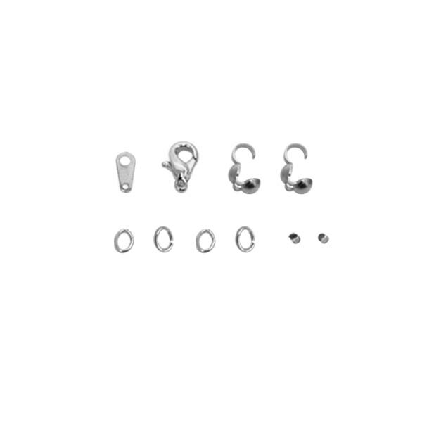 ボールチップ・カニカン・ダルマカンセット BJ-239S シルバー メール便/宅配便可