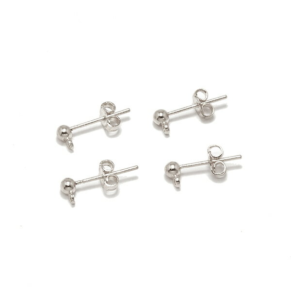 キャッチピアス（カン付） BJ-244S シルバー メール便/宅配便可