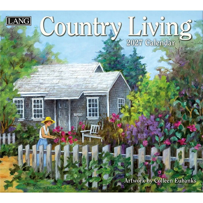 2027年 輸入カレンダー LANG社 ラング Country Living