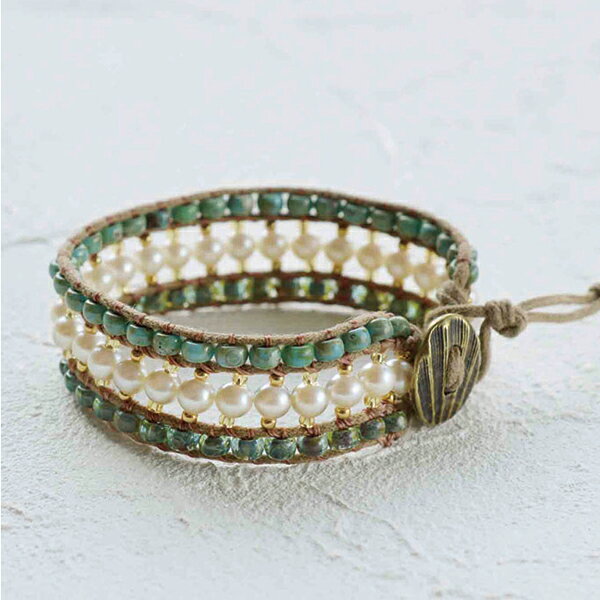 ピカソコーティングビーズで作るアクセサリーキット ピカソラインのバングルブレス メール便/宅配便可 bfk-380