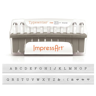 MIYUKI インプレスアート レタースタンプ　Typewriter　大文字 　u0003-3-2