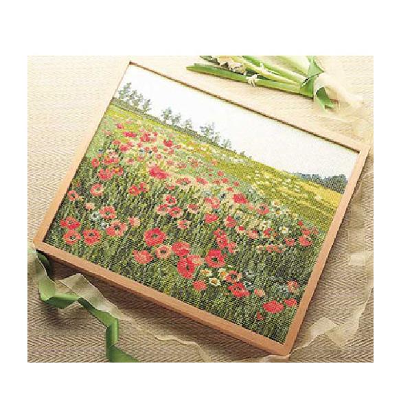 オリムパス 刺繍 キット クロスステッチ ポピーの咲く頃 メール便/宅配便可 nno-7111