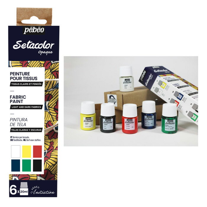セタカラー不透明色ディスカバリーセット 6色セット pebe-756481