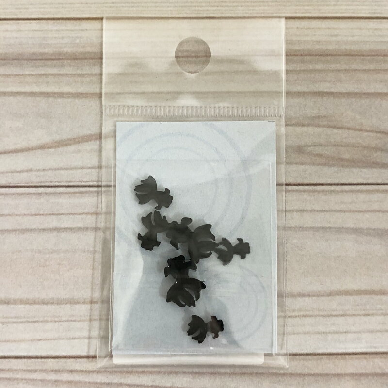 金魚パーツ 出目金 黒 メール便/宅配便可 rs-544