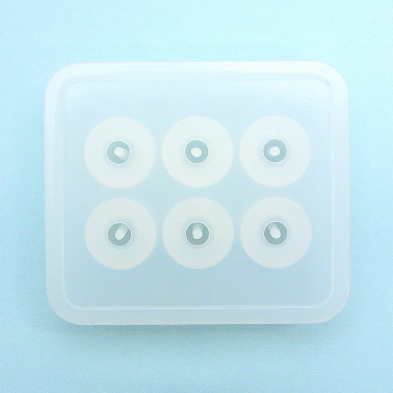 3Dシリコンモールドビーズ 楕円16mm（6個取） メール便/宅配便可 rssc-105