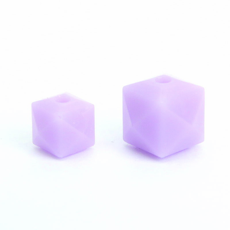 3Dシリコンモールドビーズ 24面カット9mm（6個取） メール便/宅配便可 rssc-98