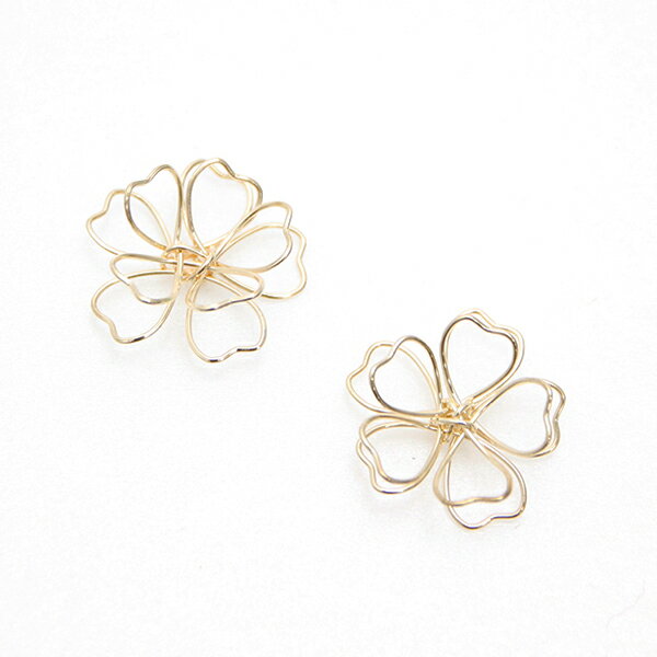 ワイヤーフラワー 大 ゴールド BJ-400G メール便/宅配便可