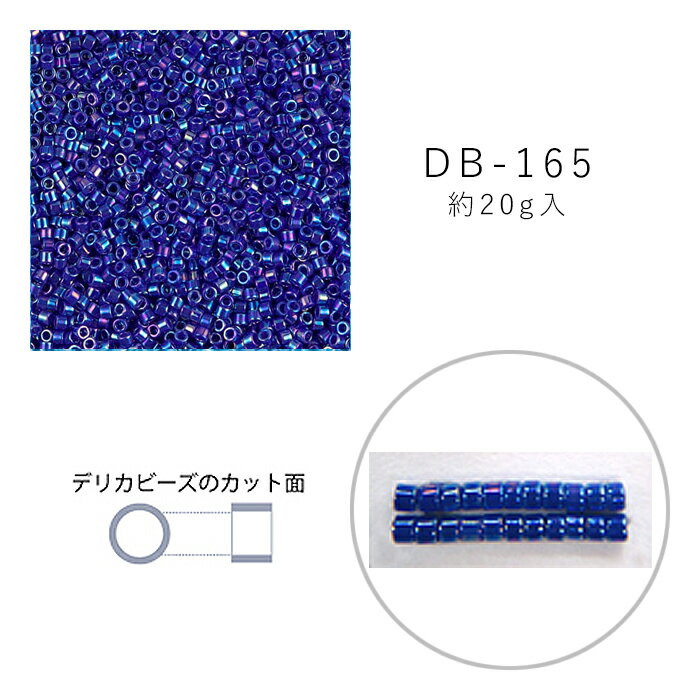 MIYUKI デリカビーズ DB-165 ラピスギョクAB 20g メール便/宅配便可 db-165-20g