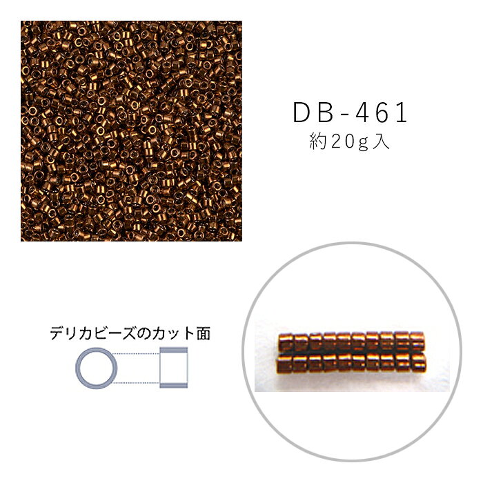 乐天商城 - MIYUKI デリカビーズ DB-461 ニッケルメッキ 着色 20g メール便/宅配便可 db-461-20g