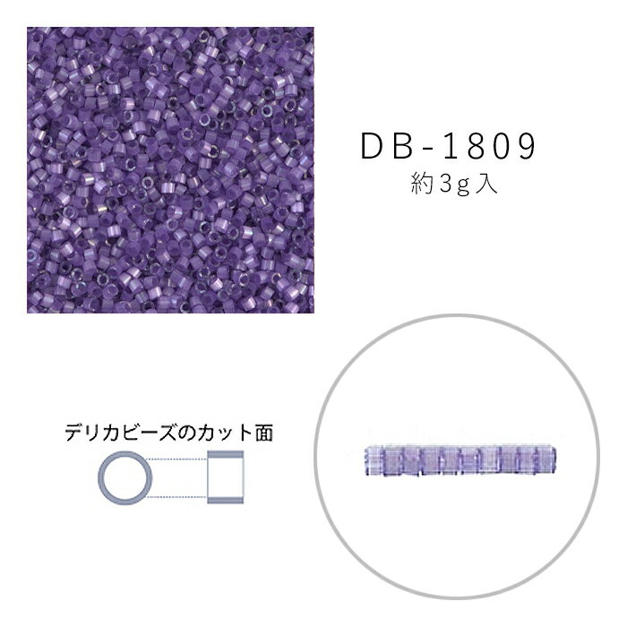 乐天商城 - MIYUKI デリカビーズ DB-1809 シルク中染 3g メール便/宅配便可 db-1809-3g