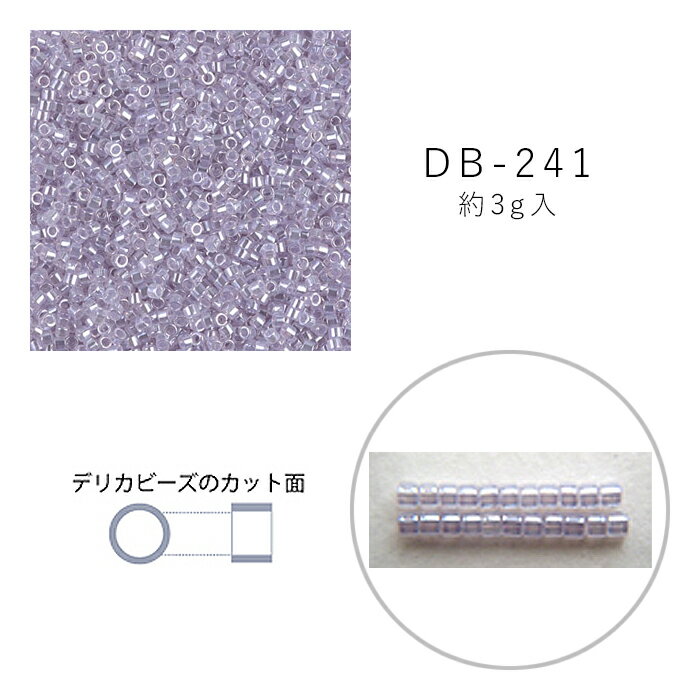 MIYUKI デリカビーズ DB-241 セイロン中染 3g メール便/宅配便可 db-241-3g