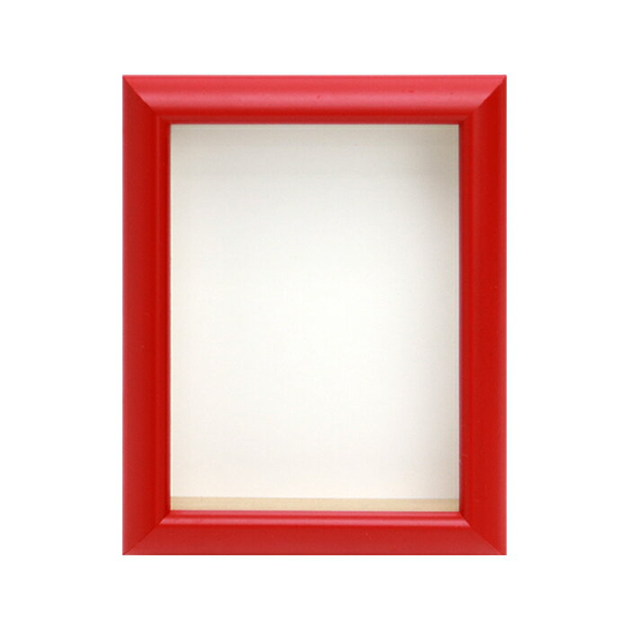 シャドーボックス用額 ミニ額サイズ M-13 レッド つや消し マットなし...