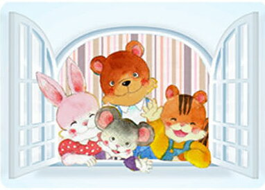 乐天商城 - スタジオFeelデザインの立体テキストシート 「森の仲間達」 S-130 メール便/宅配便可