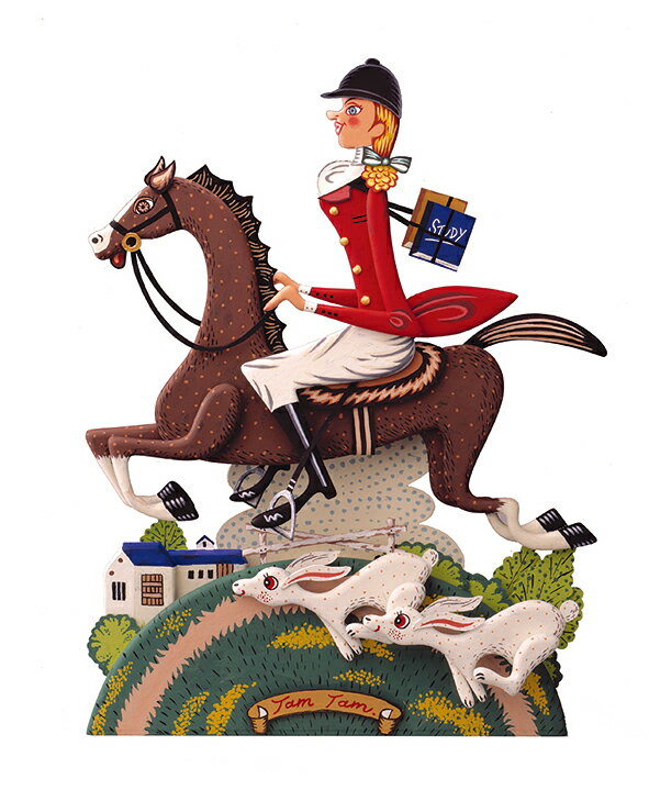 シャドーボックス tam tam toys A-10 HORSE RIDING メール便/宅配便可