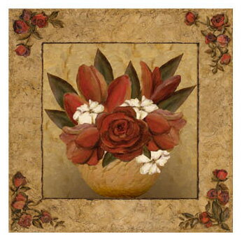 スタジオFeelデザインの立体テキストシート 「バラとチューリップ」 S-127 メール便/宅配便可