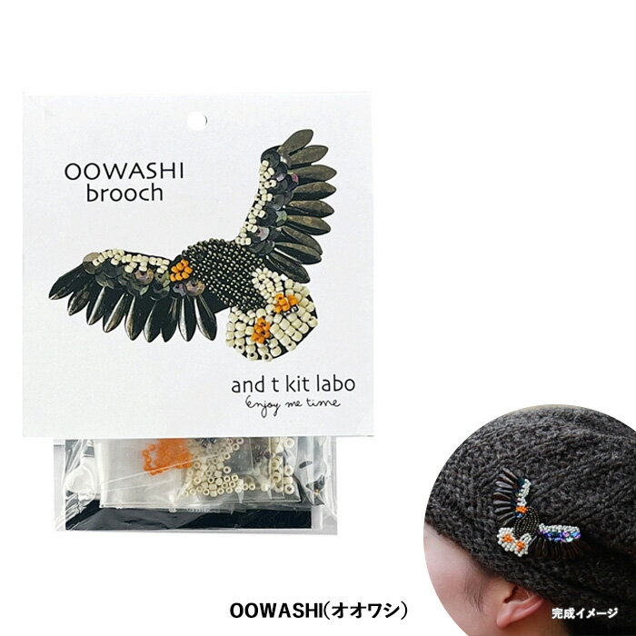 TOHOビーズ ビーズ刺しゅうブローチキット TORI broochキット OOWASHI オオワシ メール便/宅配便可