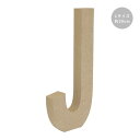 木製 オブジェ 切り文字 J アルファベット Lサイズ 約20cm agf-06j