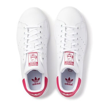 レディース 【adidas】 アディダスオリジナルス STAN SMITH J スタンスミス B32703　WHITE/WHITE