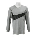 【NIKE ウェア】 ナイキ M ハイブリッドHO L/S Tシャツ 875716-063 063D.GRY/BLK