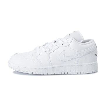 ジュニア 【NIKE】 ナイキ 22.5-25AIR JORDAN 1 LOW BG エア ジョーダン 1 LOW GS 553560-110　110WHT/BLK