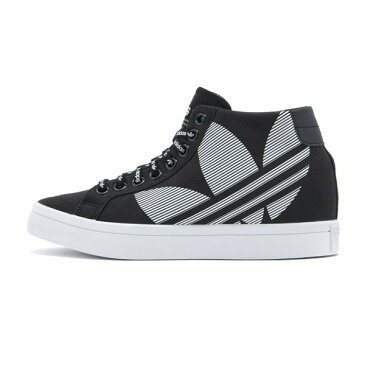 レディース 【ADIDAS】 アディダスオリジナルス COURTVANTAGE HEEL TREFOIL コートバンテージ ヒール トレフォイル F36892　*BLK/WHT/BLK