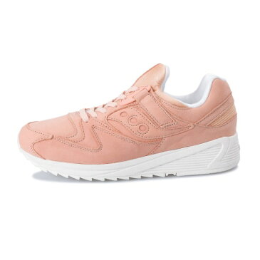 【SAUCONY】 サッカニー GRID 8500 HT BURNISHED グリッド バーニッシュド S70415-3　PEACH/WHITE