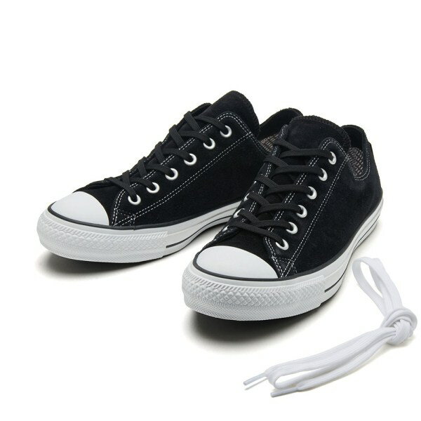 【CONVERSE】 コンバース ALL STAR 100 GORE-TEX SUEDE OX オールスター 100 ゴアテックス スエード オックス 32159241　BLACK