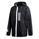 【ADIDAS ウェア】 アディダス M WD ウィンド ジャケット DZ0047　BLK/WHT