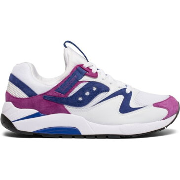 【SAUCONY】 サッカニー GRID 9000 グリッド 9000 S70439-2　WHITE/PURPLE