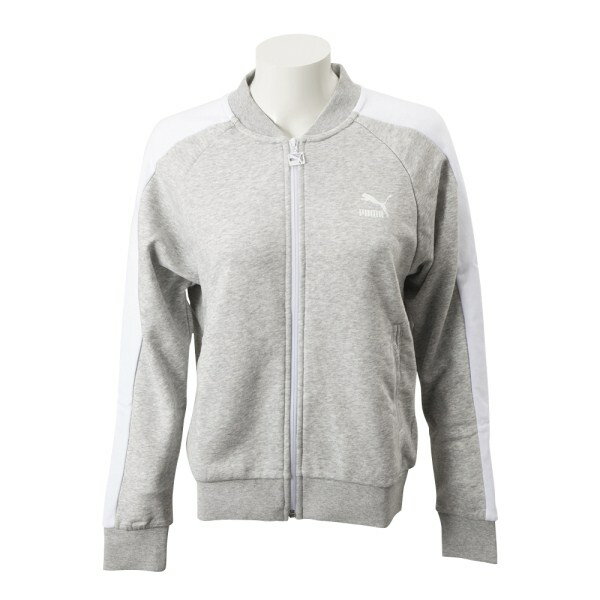 レディース 【PUMA ウェア】 W CLASSICS T7 トラックJK 579050　04ライト グレー ヘザー
