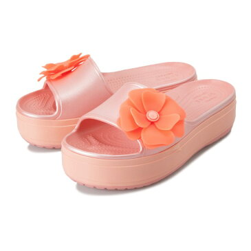 【crocs】 クロックス CB Platform Vivid Blooms プラットフォームビビッドブルームス 205694-737　Melon