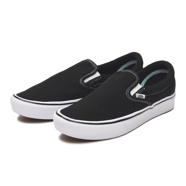 【VANS】COMFYCUSH SLIP-ON ヴァンズ コンフィクッシュ スリッポン VN0A3WMDVNE BLACK/T.WHITE