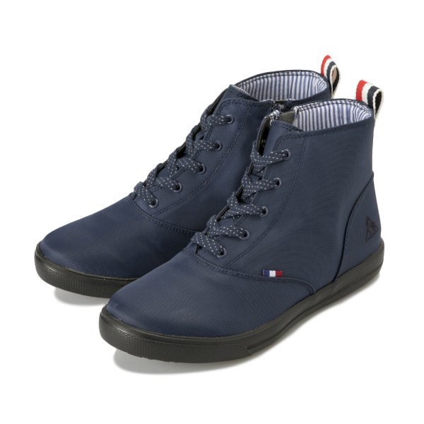 レディース 【LE COQ】 ルコック TELUNA BOOTS SK MID II テルナブーツ SK ミッド2 QL3NJD00BK　NVY