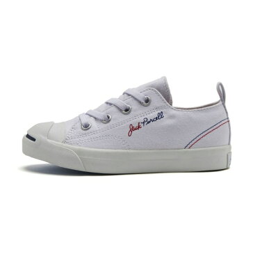 キッズ 【CONVERSE】 コンバース KID'S JACK PURCELL TRICOPOINT SLIP (15-21) キッズ ジャックパーセル トリコポイント スリップ 37300141　WHITE