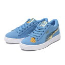 キッズ 【PUMA】 プーマ SESAME STR 50 SUEDE ST (17-21) セサミストリート 50 スウェード ステートメント 370383　01BLEU AZUR/WH