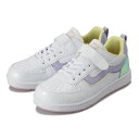 ≪BRIGHT GIRLS≫ キッズ 【VANS】 ヴァンズ LENG (15-22) V2003K HM　WHITE/LAVENDER