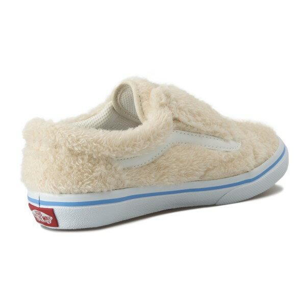 キッズ 【VANS】 OLD SKOOL (14-20) ヴァンズ オールドスクール V36CJ W.FUR　CREAM