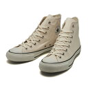 【CONVERSE】 コンバース ALL STAR MUSENSHOKU-CANVAS HI オールスター ムセンショクキャンバス ハイ 31300970 KINARI