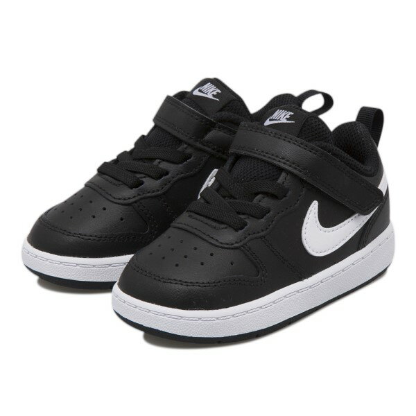 ベビー NIKE ナイキ スニーカー COURT BOROUGH LOW 2 (TDV) 12-16 コート バーロウ LOW 2 TDV BQ5453-002 ABC-MART限定　*002BLACK/WHITE