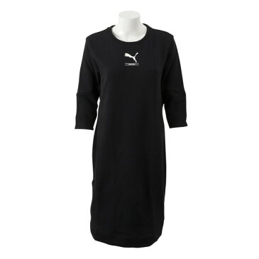 レディース 【PUMA ウェア】 プーマ ウェア W NU-TILITY スウェットドレス 581078 01BLACK