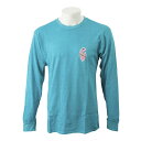 【VANSウェア】VINTAGE VANOSAUR LS ヴァンズ ロングスリーブTシャツ VN0A454I49W　BLUEBIRD