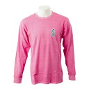 【VANSウェア】VINTAGE VANOSAUR LS ヴァンズ ロングスリーブTシャツ VN0A454IJBT　AZALEA PINK