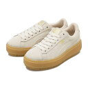 レディース 【PUMA】 プーマ W SUEDE PLATFORM TRACE スウェード プラットフォーム トレース 365830　14PASTEL PARCHM