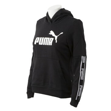 レディース 【PUMA ウェア】 プーマ ウェア W AMPLIFIED フーディ 581064 01BLACK