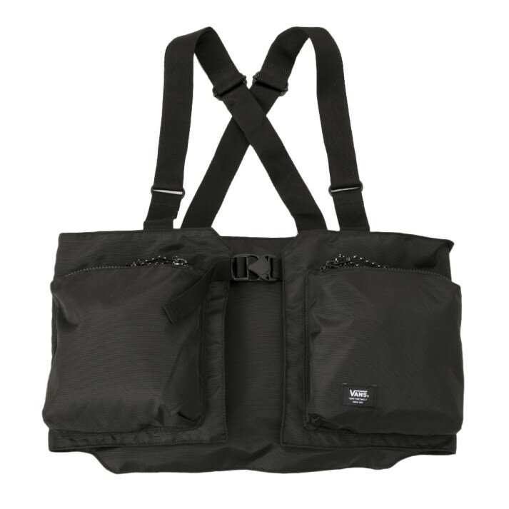 【VANSウェア】Vest Style Body Bag ヴァンズ ベストスタイルボディバッグ CD19FW-MB03　BLACK